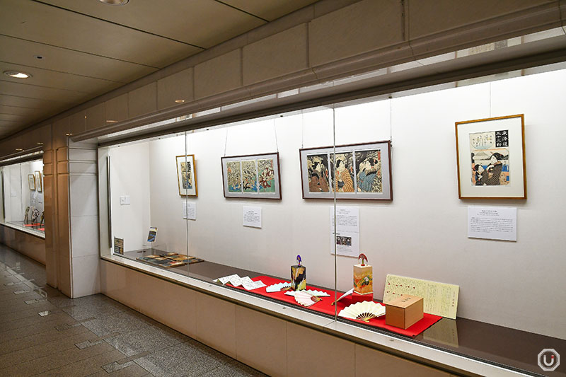 Interior of the Ibasen Ukiyo-e Museum