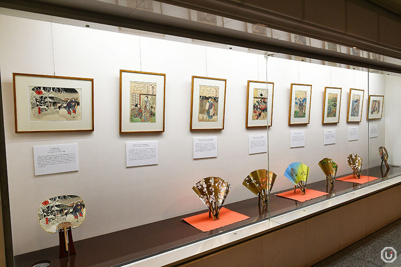 Interior of Ibasen Ukiyo-e Museum