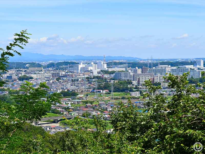 展望園地からの景色