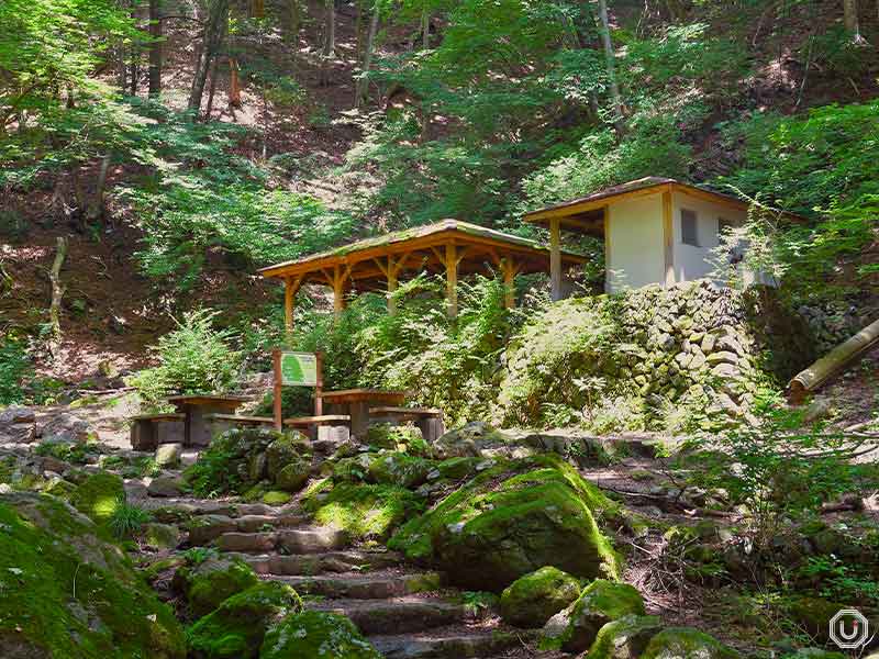 Rock Garden rest area toilet