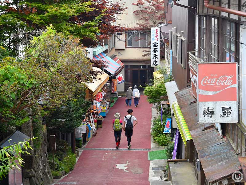 Mt. Mitake eatery area