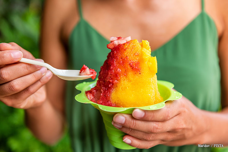 Hawaiian shaved ice