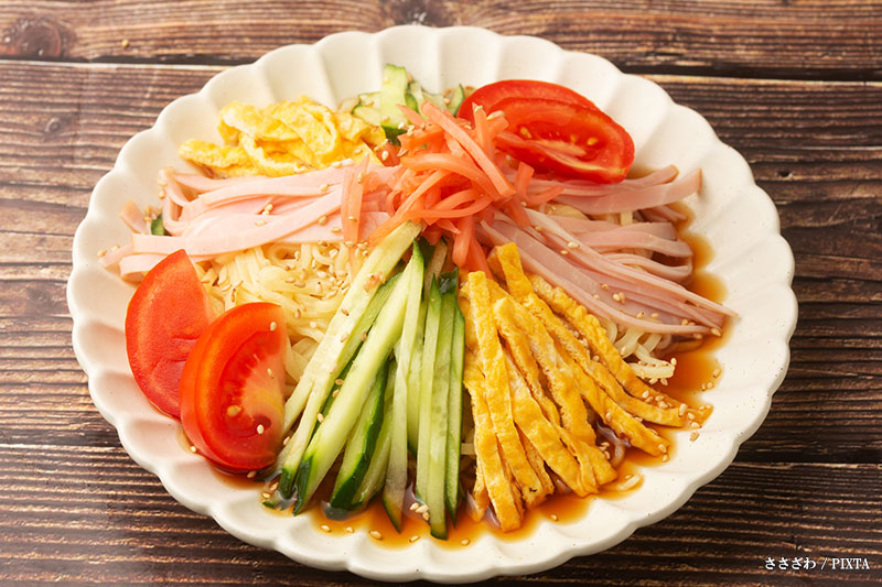 冷やし中華の写真