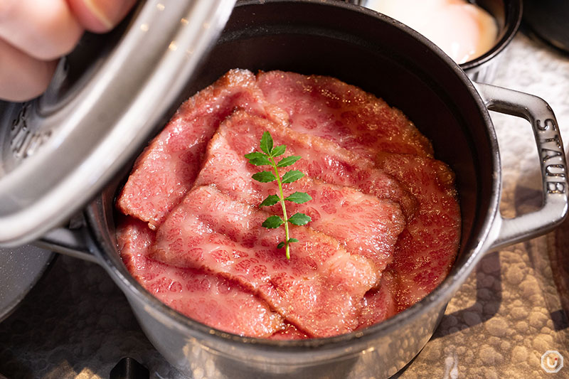 焼肉いのうえ 銀座の和牛櫃まぶし御膳の写真