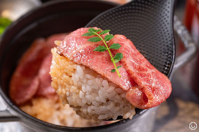 焼肉いのうえ 銀座の和牛櫃まぶし御膳の写真