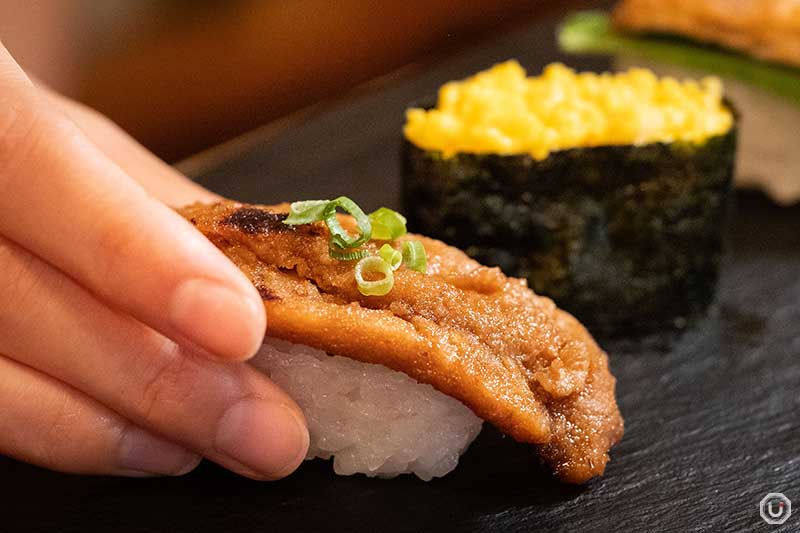 Vegan Meat Sushi at Vegan Sushi in Shibuya