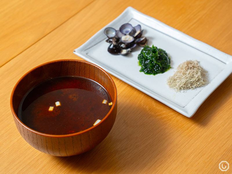 Miso soup at Misomebore in Roppongi