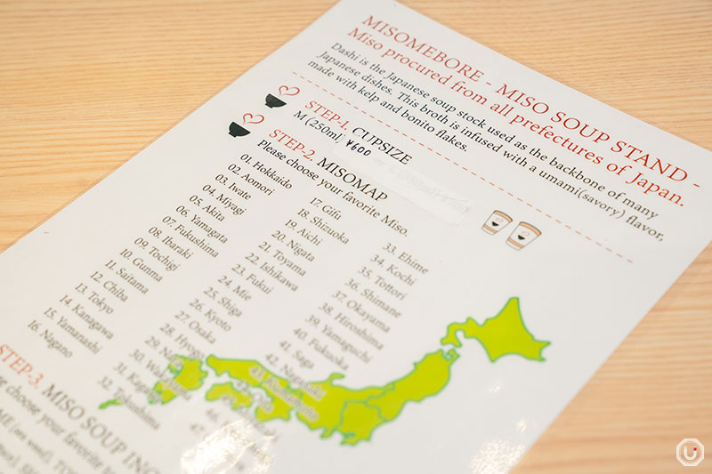 English ordering manual at Misomebore