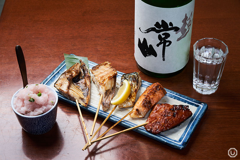 Night menu at Sumibiyaki Shokudo Koganeya in Shinjuku