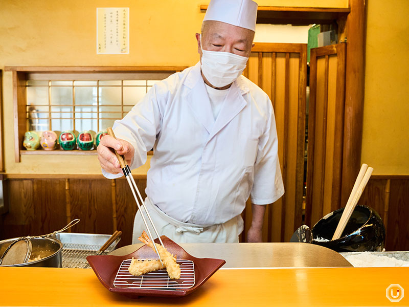 The owner of Tensuzu in Ueno