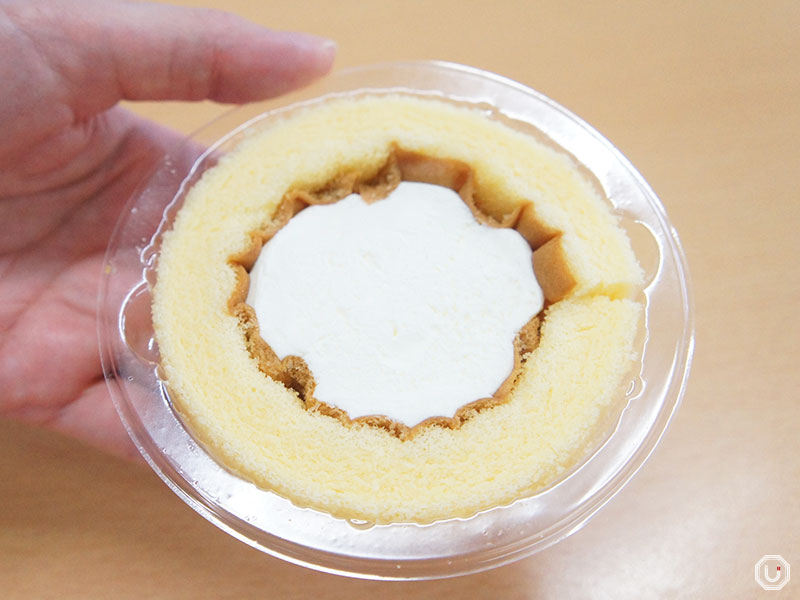 Japanese convenience store roll cake from Lawson