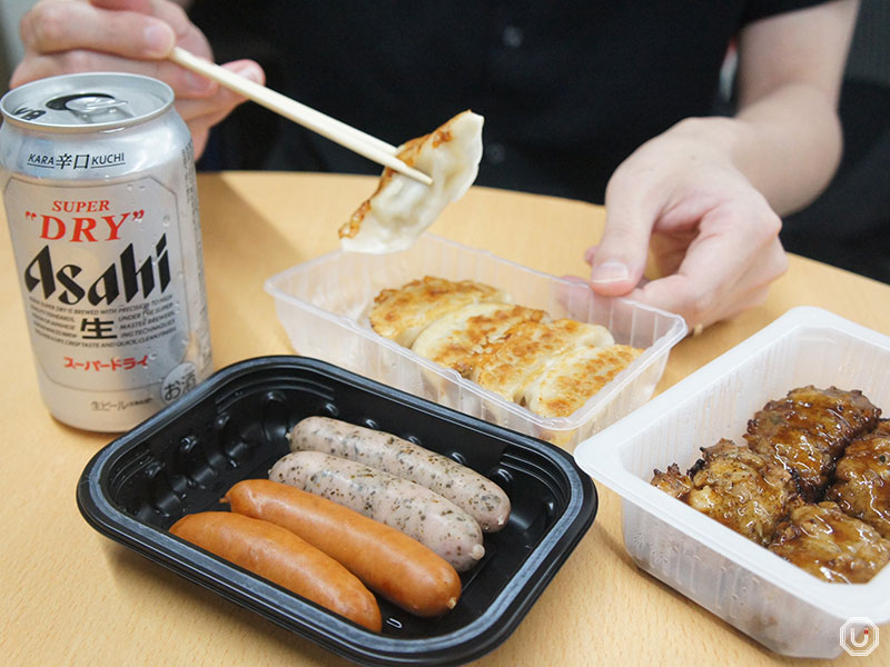 Frozen foods available at Japanese convenience stores