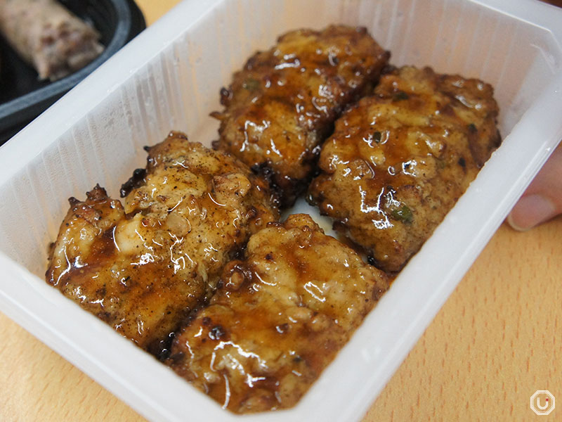 Frozen chicken meatballs at a Japanese convenience store
